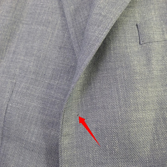 Lauren Ralph Lauren Men 42L Blue Notched Collar Two-Button Blazer Sportcoat - Picture 6 of 16